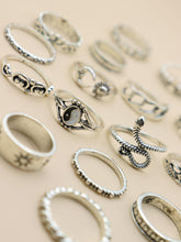 16pcs Retro Style Ring Set Sai Feel